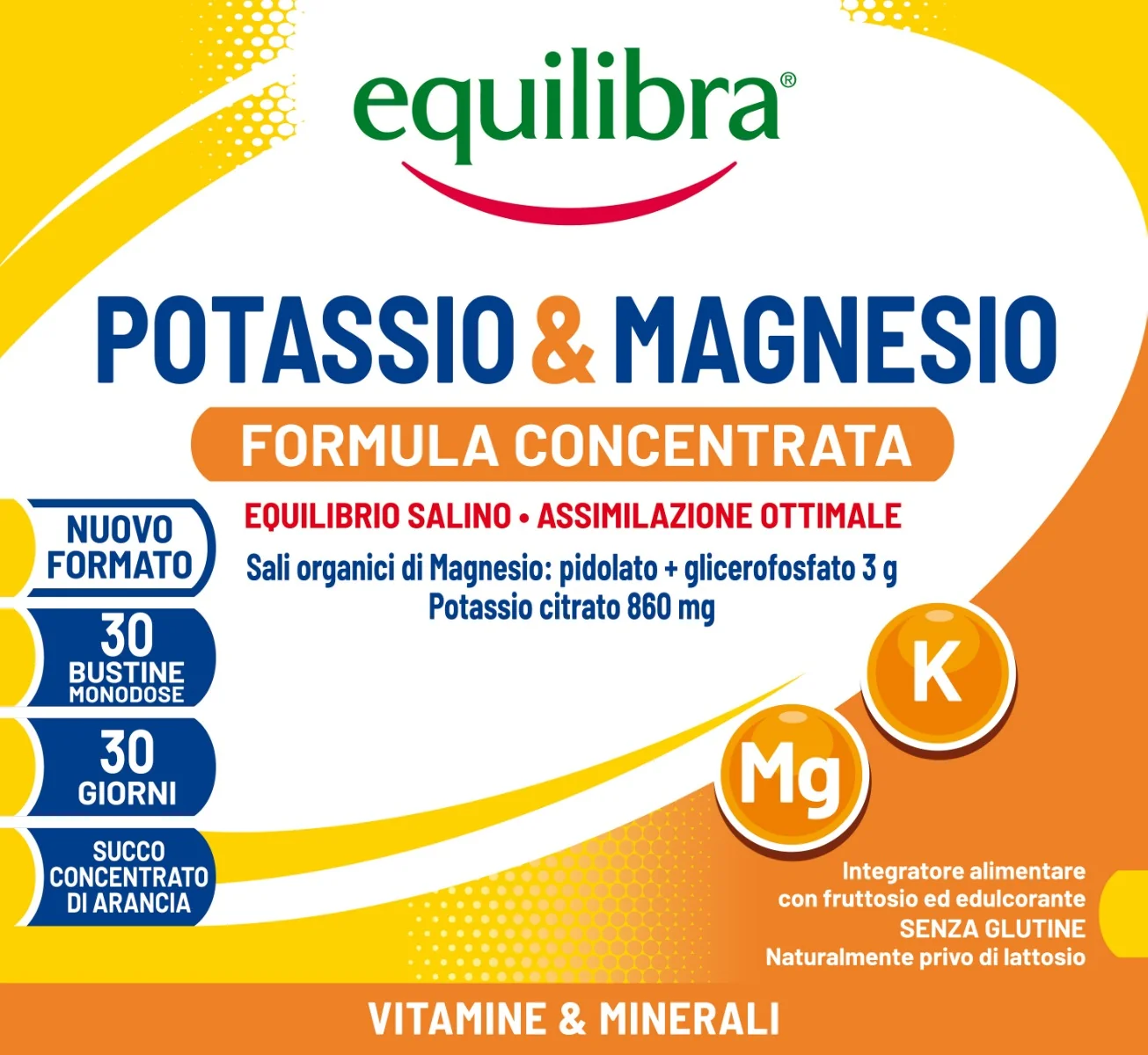 EQUILIBRA POTASSIO&MAGNESIO 30 BUSTINE