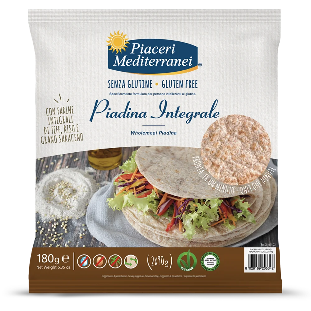 Piaceri Mediterranei Piadina Integrale 