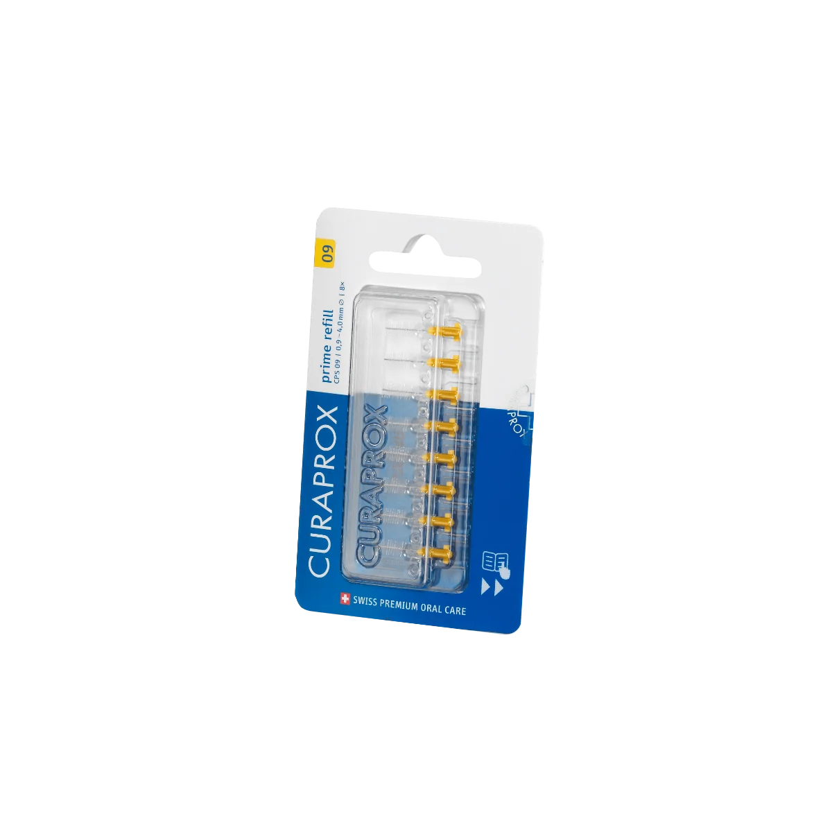 Curaprox Cps 09 Prime Refill Yellow 8 pezzi Scovolino Interdentale