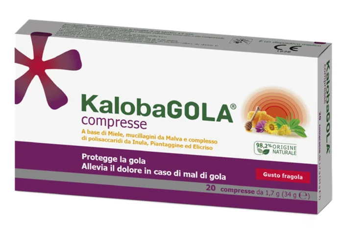 KALOBAGOLA 20 COMPRESSE FRAGOLA