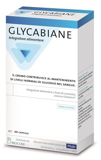 GLYCABIANE INTEGRATORE METABOLISMO GLUCIDICO 60 CAPSULE