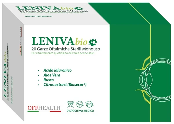 LENIVA BIOSECUR GARZE OFT 20 PEZZI