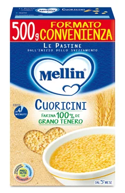 MELLIN PASTA CUORICINI 500 G