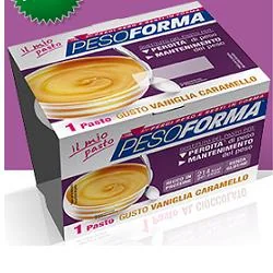 PESOFORMA COPPA GUSTO VANIGLIA E CARAMELLO 210 G