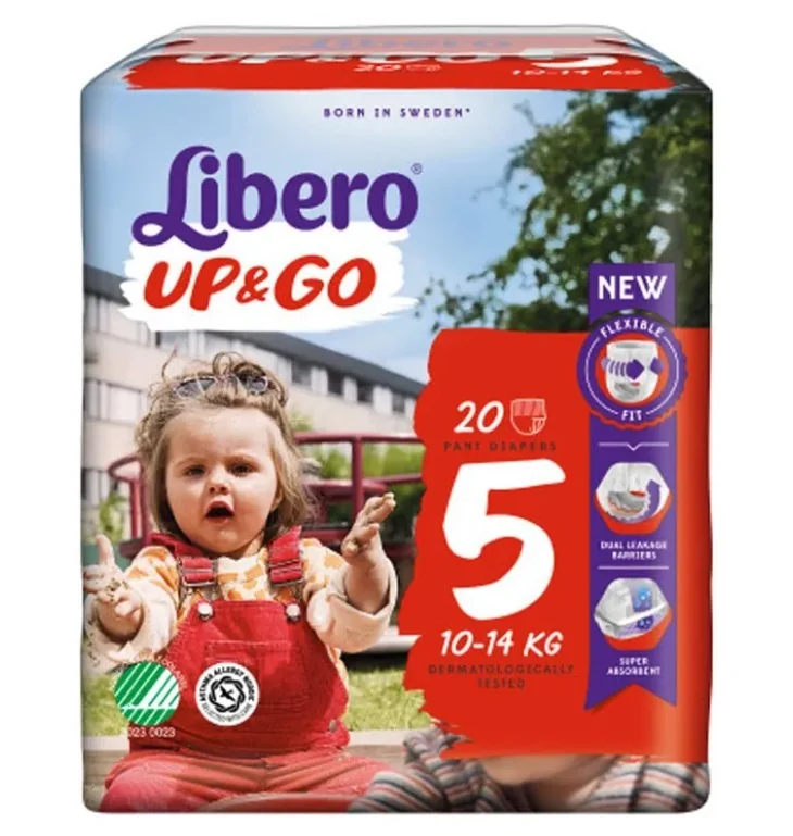 LIBERO UP&GO PANN 5 10-14 20PZ