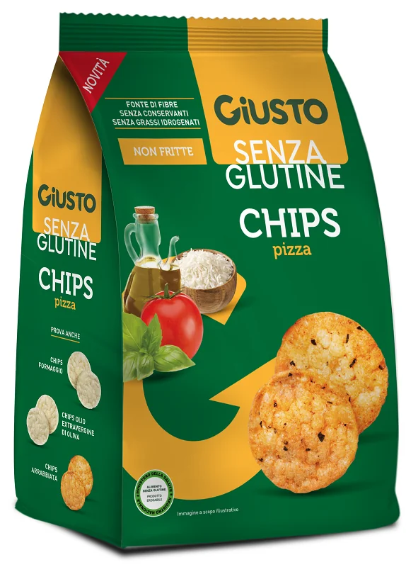 GIUSTO SENZA GLUTINE CHIPS PIZZA 40 G