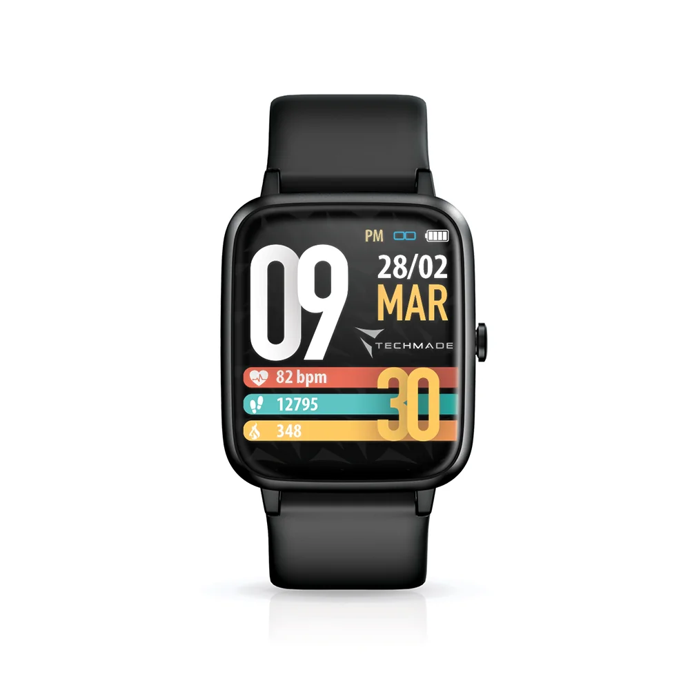 TECHMADE MOVE SMARTWATCH TOTAL BLACK