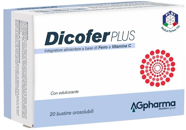 DICOFER PLUS INTEGRATORE FERRO E VITAMINA C 20 BUSTINE