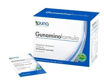 GUNA GUNAMINO FORMULA INTEGRATORE AMINOACIDI 24 BUSTINE