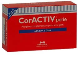 NBF LANES CORACTIV INTEGRATORE DI ACIDI GRASSI OMEGA3 CANI E GATTI 50 PERLE