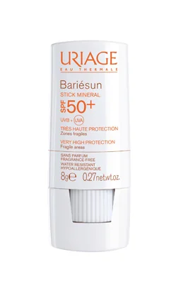 URIAGE BARIÈSUN STICK SOLARE MINERALE SPF 50+ PROTEZIONE VISO CORPO E ZONE SENSIBILI 8 G