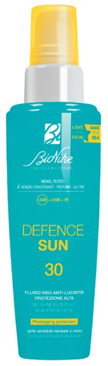 BIONIKE DEFENCE SUN FLUIDO ANTI-LUCIDITÀ SPF 30 PROTEZIONE ALTA 50 ML