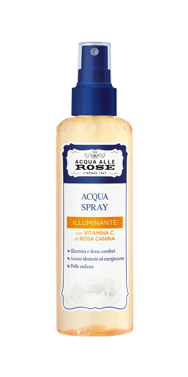 Acqua Alle Rose - Acqua Spray Illuminante 200 ml Rinfrescante ed Energizzante