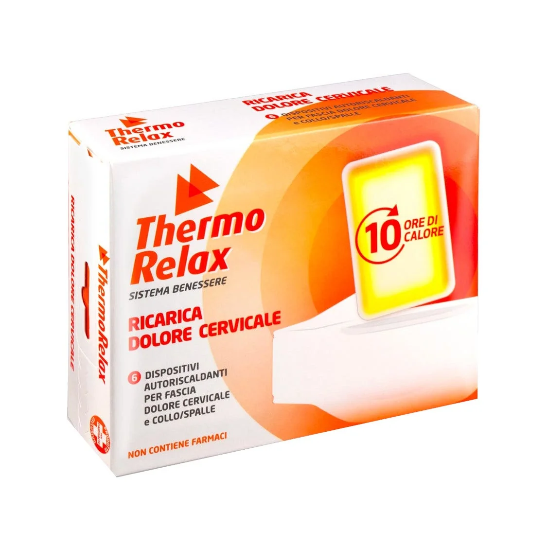 THERMORELAX RICARICA PER FASCIA DOLORE CERVICALE 6 DISPOSITIVI AUTORISCALDANTI