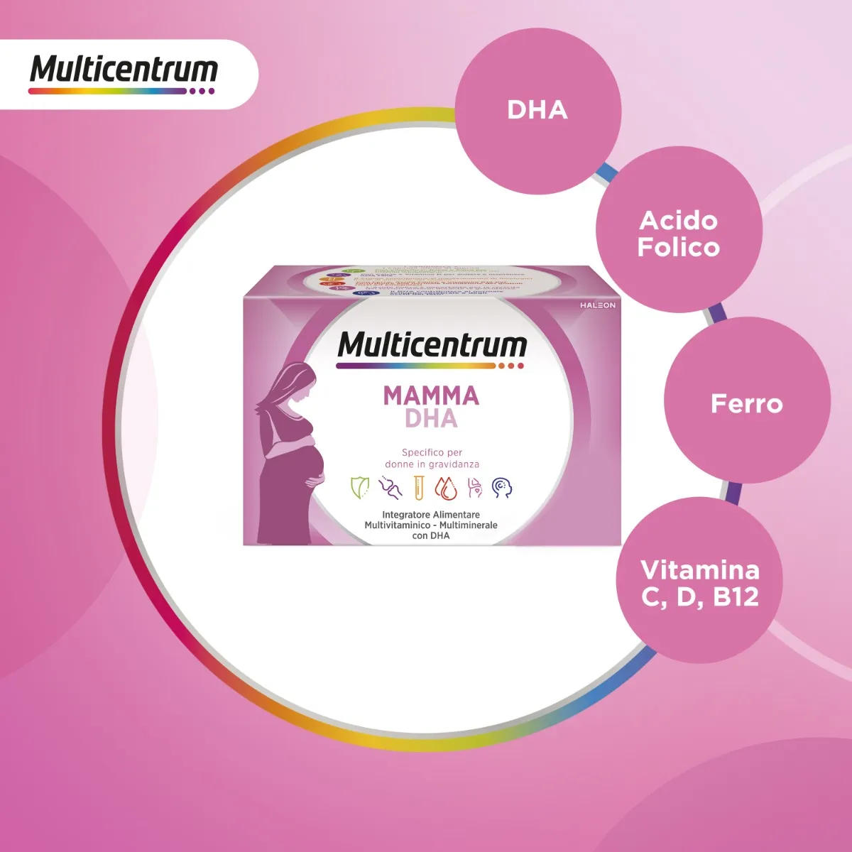 Multicentrum Mamma DHA 30 + 30 Integratore Gravidanza