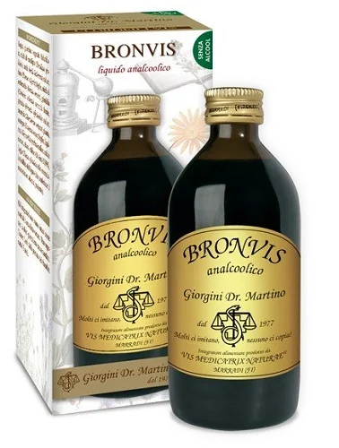 DR. GIORGINI BRONVIS LIQUIDO ANALCOLICO INTEGRATORE BENESSERE NASO E GOLA 200 ML