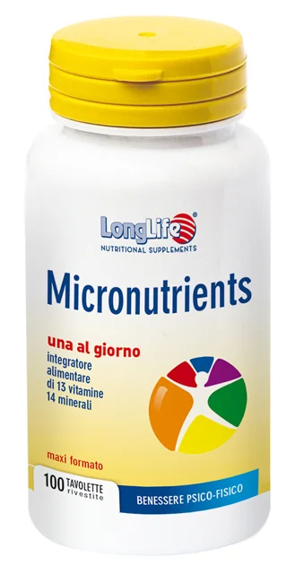 LONGLIFE MICRONUTRIENTS ALIMENTARE 100 TAVOLETTE