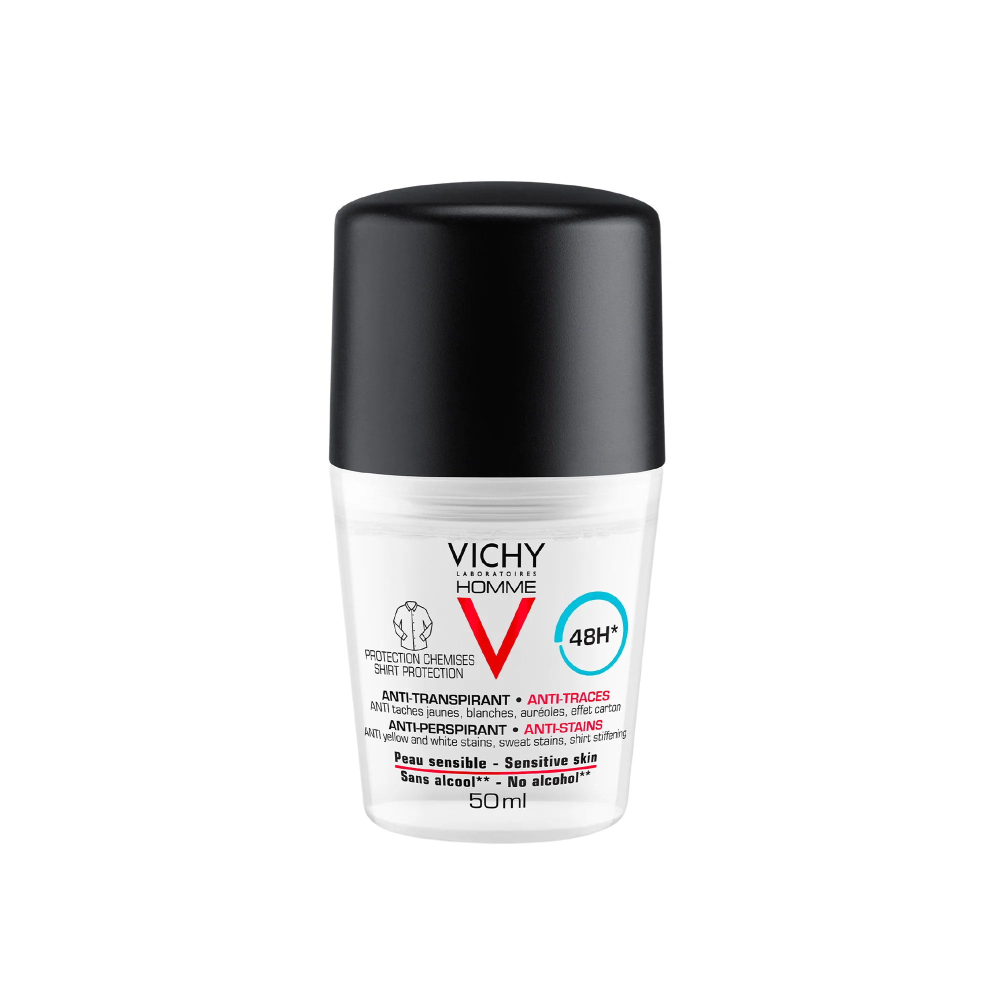 Vichy Homme Deo Anti-Macchie 50 ml Anti Traspirante