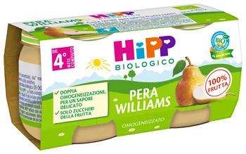 HIPP BIO OMOGENEIZZATO PERA WILLIAMS 2X80 G