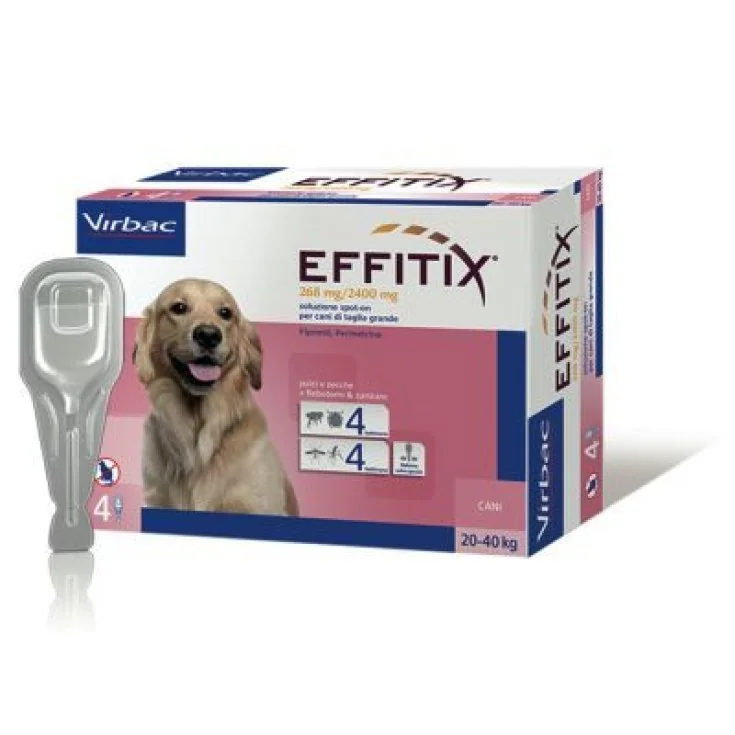 EFFITIX SPOTON LARGE (20 40KG) 4 PIPETTE