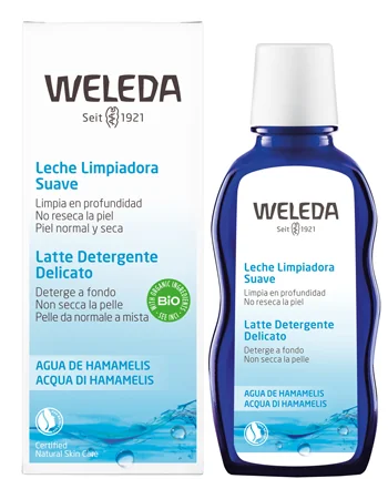 WELEDA LATTE DETERGENTE DELICATO ALL' ACQUA DI HAMAMELIS - PELLE NORMALE O MISTA 100 ML