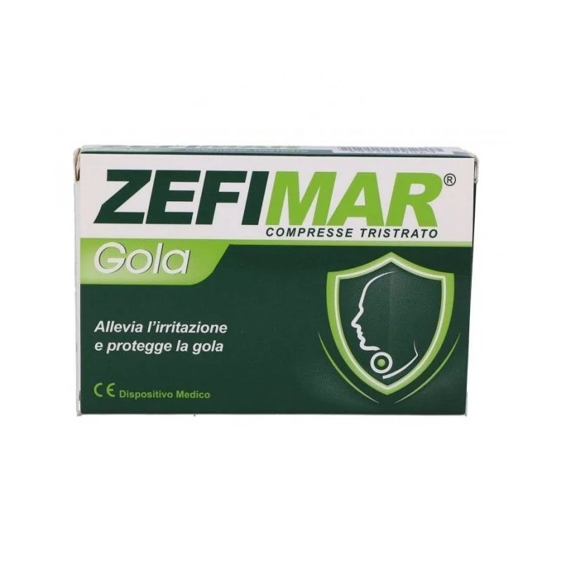 Zefimar Gola Compresse Per Irritazione 24 Pezzi 