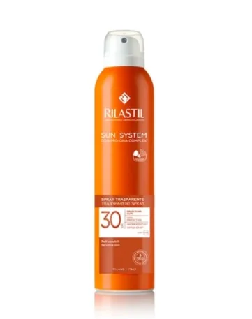 RILASTIL SUN SYSTEM SPRAY SOLARE TRASPARENTE SPF 30 PROTEZIONE CORPO 200 ML