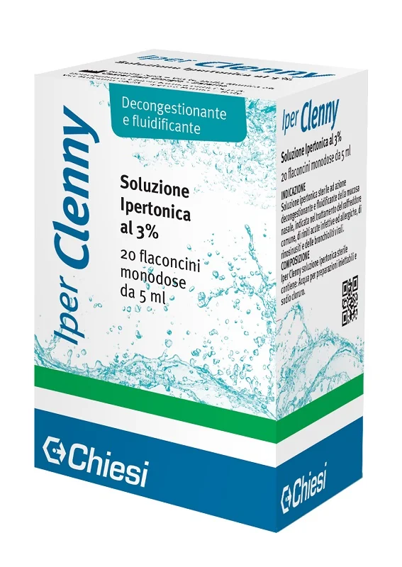 IPER CLENNY SOLUZIONE FISIOLOGICA IPERTONICA 20 FLACONCINI MONODOSE