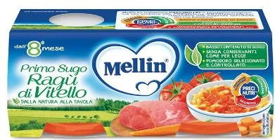 MELLIN PRIMI SUGHI RAGÙ DI VITELLO 2 X 80 G