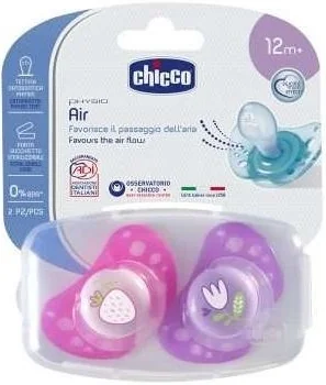 CHICCO SUCCHIETTO AIR LUMINOSO SILICONE 16-36 2 PEZZI