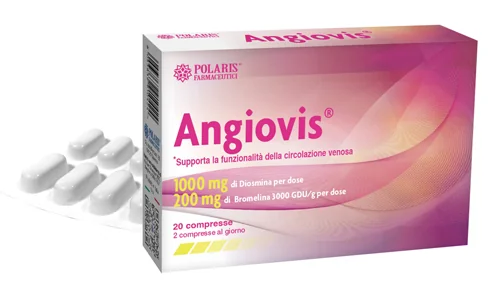 ANGIOVIS INTEGRATORE PER LA CIRCOLAZIONE E IL TONO VENOSO 20 COMPRESSE