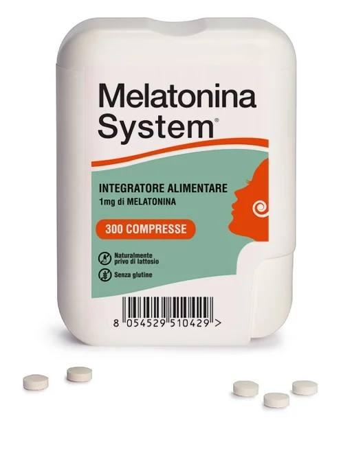 MELATONINA SYSTEM 1 MG PER JET LAG 300 COMPRESSE