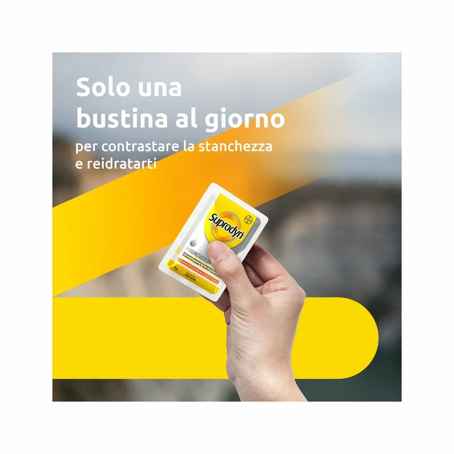 Supradyn Magnesio e Potassio 24+24 Bustine Formato Convenienza