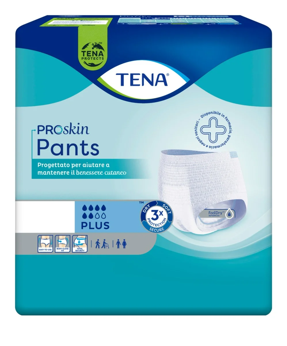 Tena Pants Plus Pannoloni Mutandine Assorbenti Taglia XL 12 Pezzi