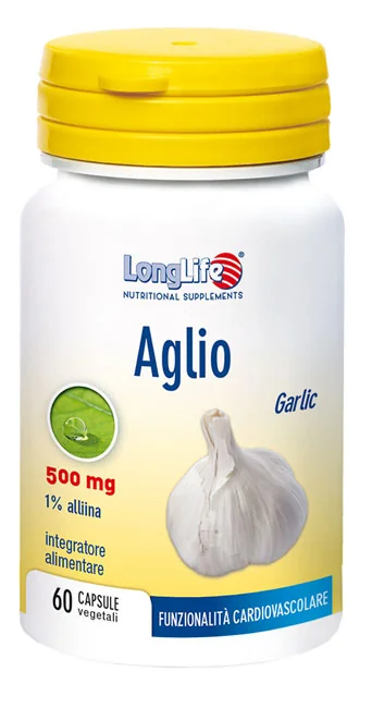 LONGLIFE AGLIO INTEGRATORE APPARATO CARDIOVASCOLARE 60 CAPSULE