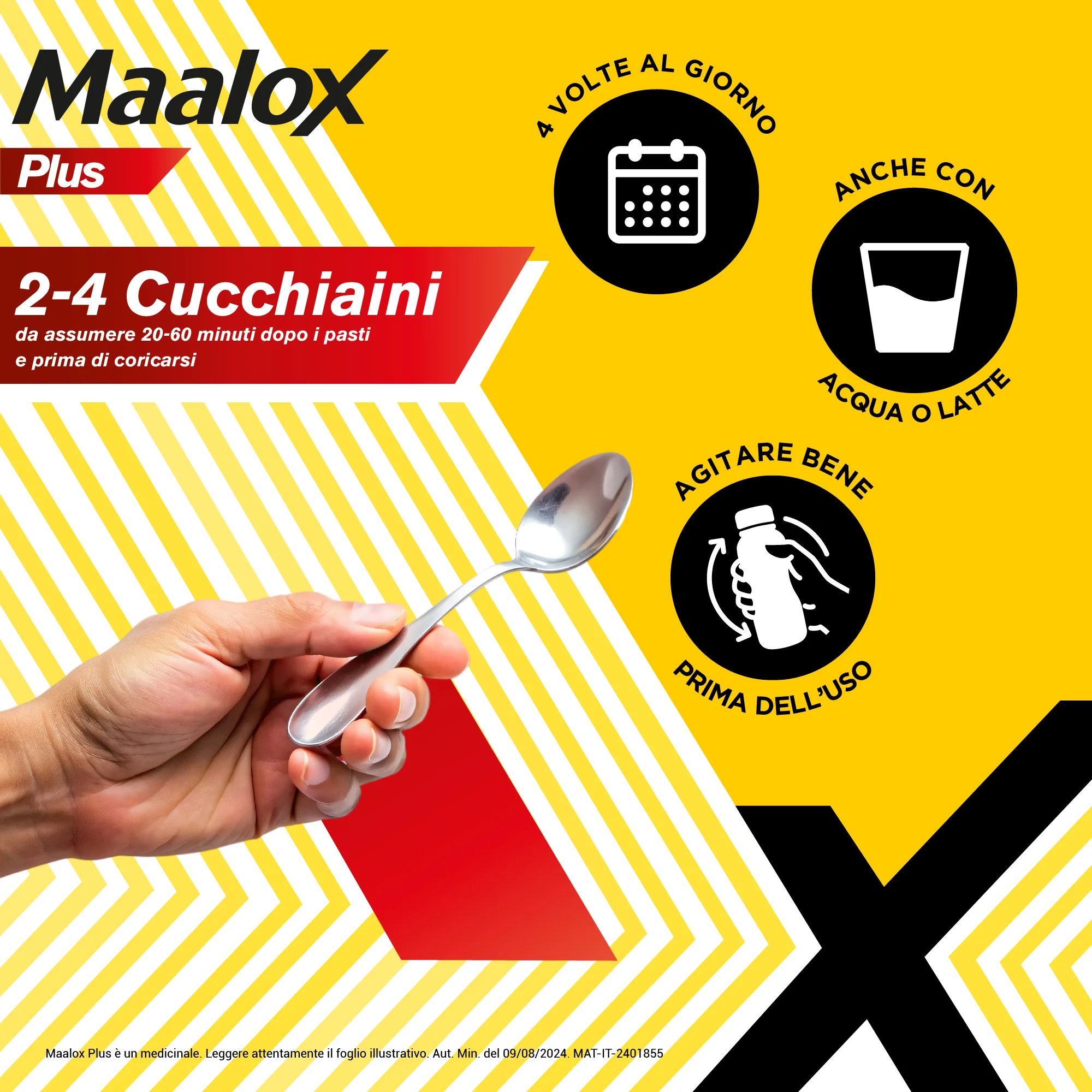 Maalox Plus Sospensione Orale Gusto Limone 250 ml Antiacido