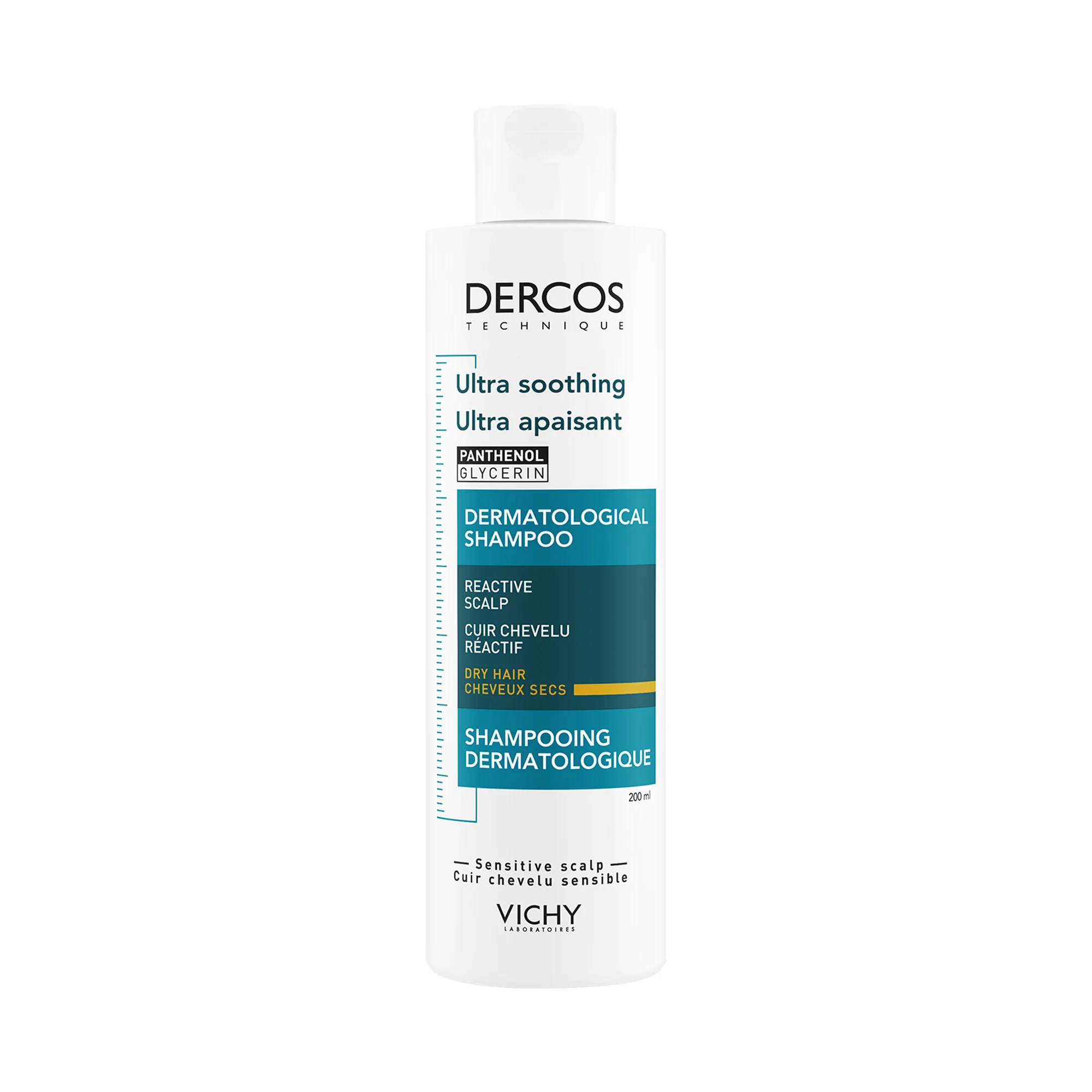 Vichy Dercos Shampoo Ultra Lenitivo 200 ml Capelli secchi