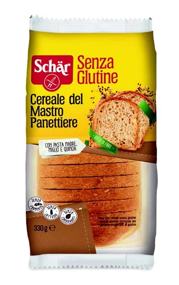 SCHAR CEREALE DEL MASTRO PANETTIERE PANE SENZA GLUTINE 330 G