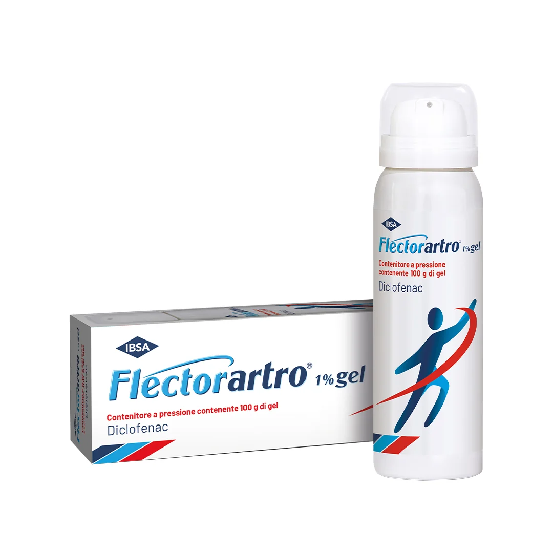 FLECTORARTRO GEL 1% DICOFLENAC CONTRO DOLORE E INFIAMMAZIONE 100 G