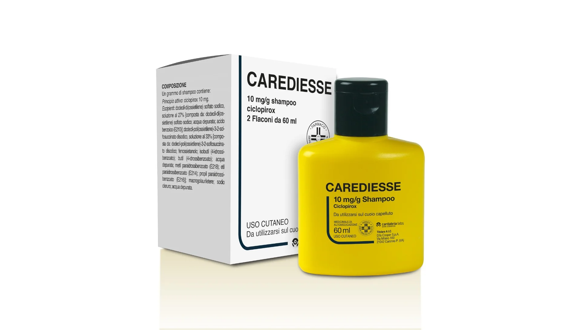 CAREDIESSE SHAMPOO 2FL 60 ML10 MG G