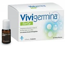 VIVIGERMINA FORTE INTEGRATORE PROBIOTICO 10 FLACONCINI 10 ML