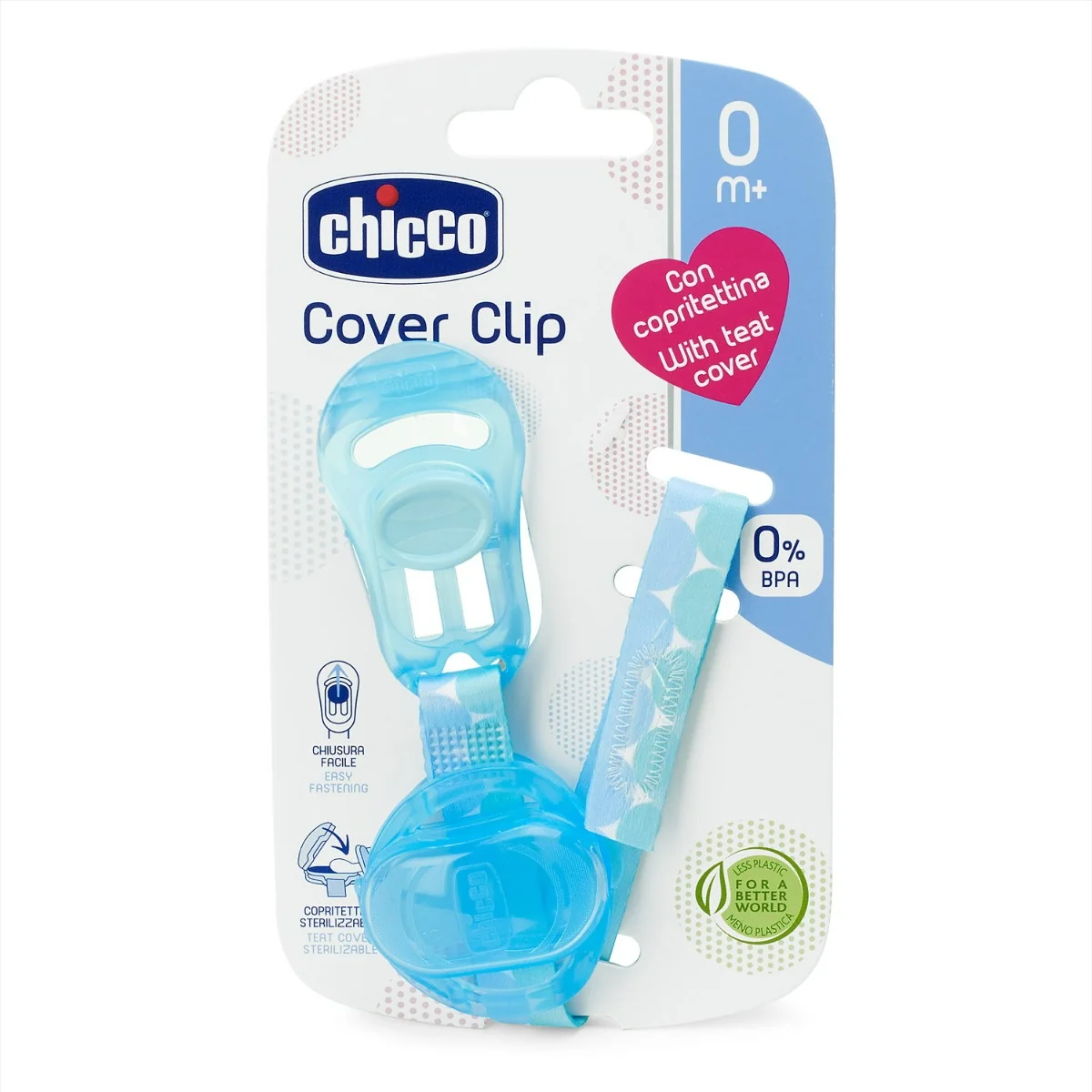 CHICCO CLIP SALVASUCCHIETTO BLU