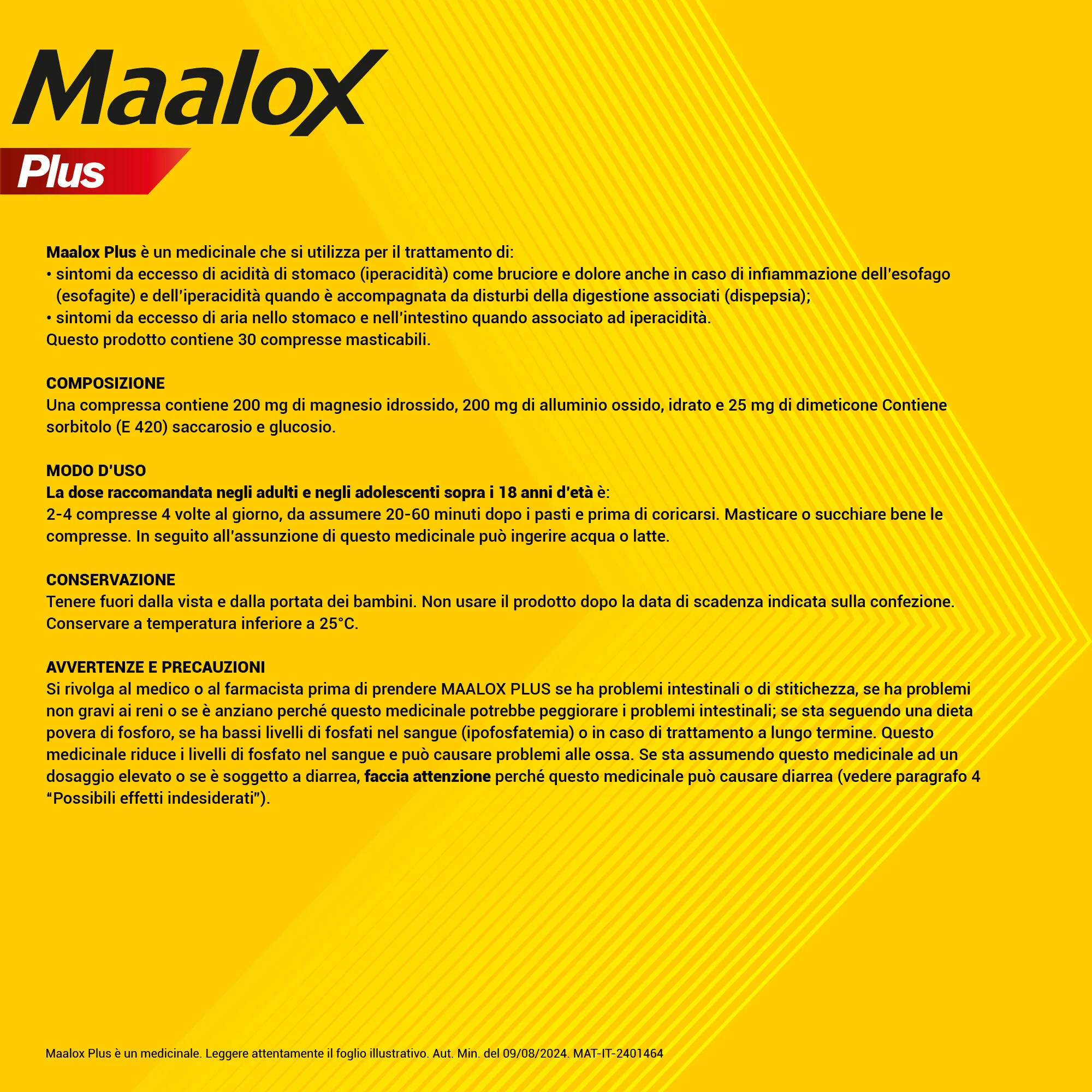 Maalox Plus 50 Compresse Masticabili Antiacido Antigonfiore