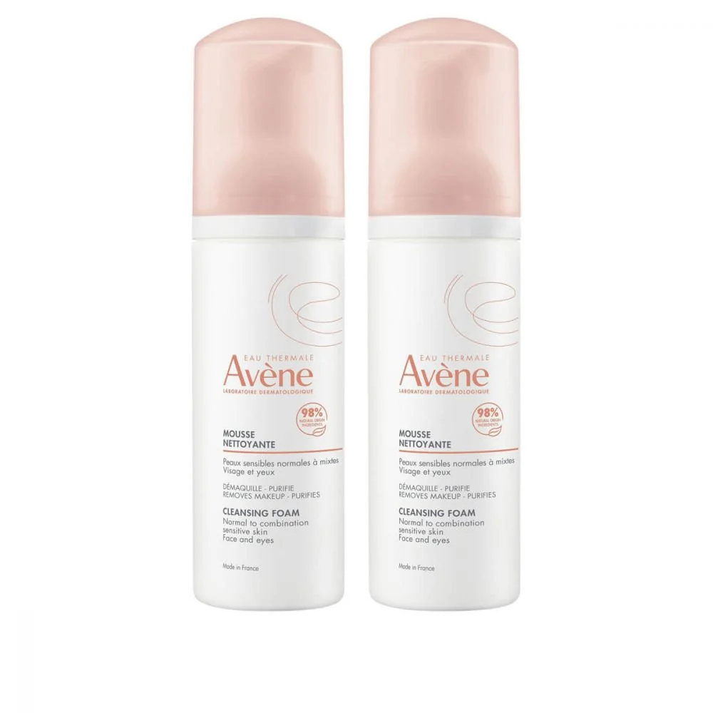 AVÈNE DUO MOUSSE DETERGENTE 2 X 150 ML