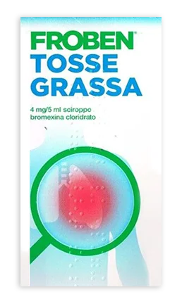 FROBEN TOSSE GRASSA SCIROPPO 4 MG/5 ML BROMEXINA 250 ML