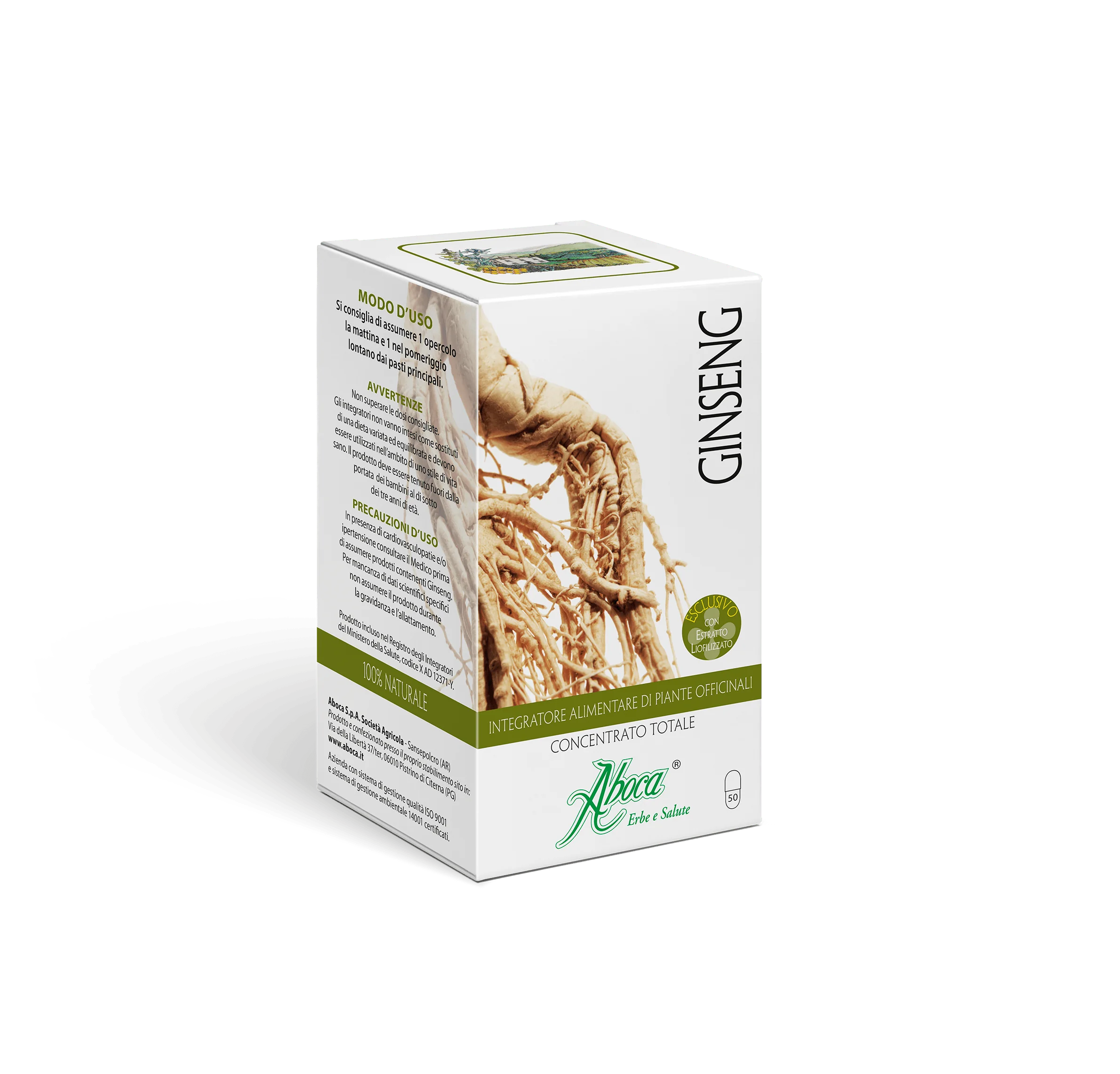 ABOCA GINSENG CONCENTRATO TOT 50 OPERCOLI