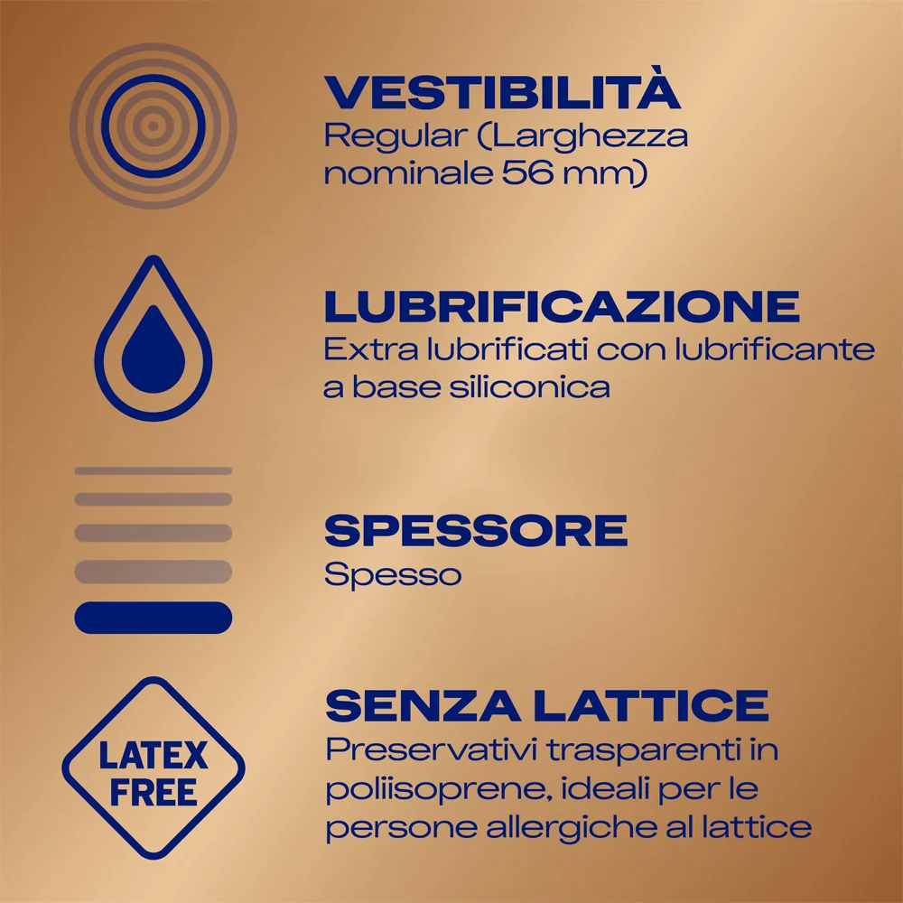 Durex Real Feel Profilattici Sottili 6 Pezzi Sensazione "Vero" Contatto