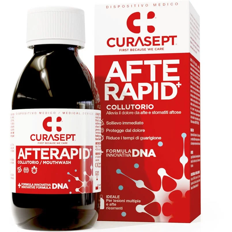 CURASEPT COLLUTORIO AFTE RAPID+ DNA 125 ML