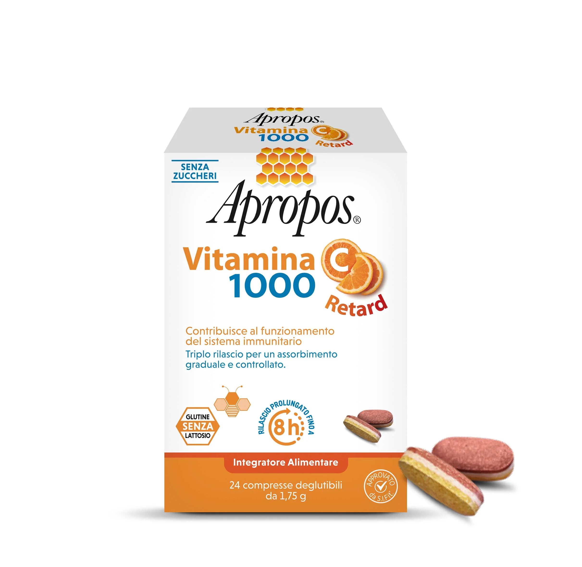 APROPOS VITAMINA C 1000 A 24 COMPRESSE DEGLUTIBILI