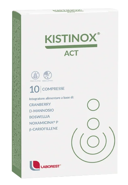 KISTINOX ACT INTEGRATORE VIE URINARIE 10 COMPRESSE